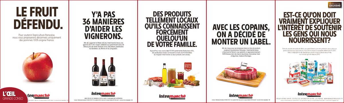 Dauvers70's tweet photo. #LŒILGRANDECONSO a vu la campagne "salon" d'@intermarche ⬇️⬇️⬇️ https://t.co/WNRsB0Jy1A
