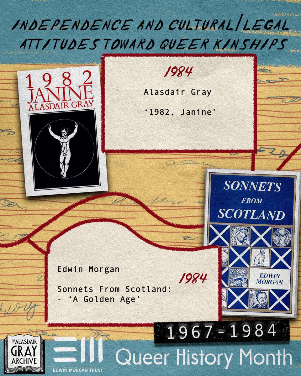 The Alasdair Gray Archive (@agrayarchive) on Twitter photo Sharing the first of two timeline posts looking at Independence and Cultural/Legal attitudes towards Queer kinship based on <a href="/_domenicodr/">Domenico Di Rosa</a> excellent research in relation to Alasdair Gray and Edwin Morgan’s work, supported by <a href="/EdMorganTrust/">Edwin Morgan Trust</a> Sharing the first of two timeline posts looking at Independence and Cultural/Legal attitudes towards Queer kinship based on <a href="/_domenicodr/">Domenico Di Rosa</a> excellent research in relation to Alasdair Gray and Edwin Morgan’s work, supported by <a href="/EdMorganTrust/">Edwin Morgan Trust</a>
