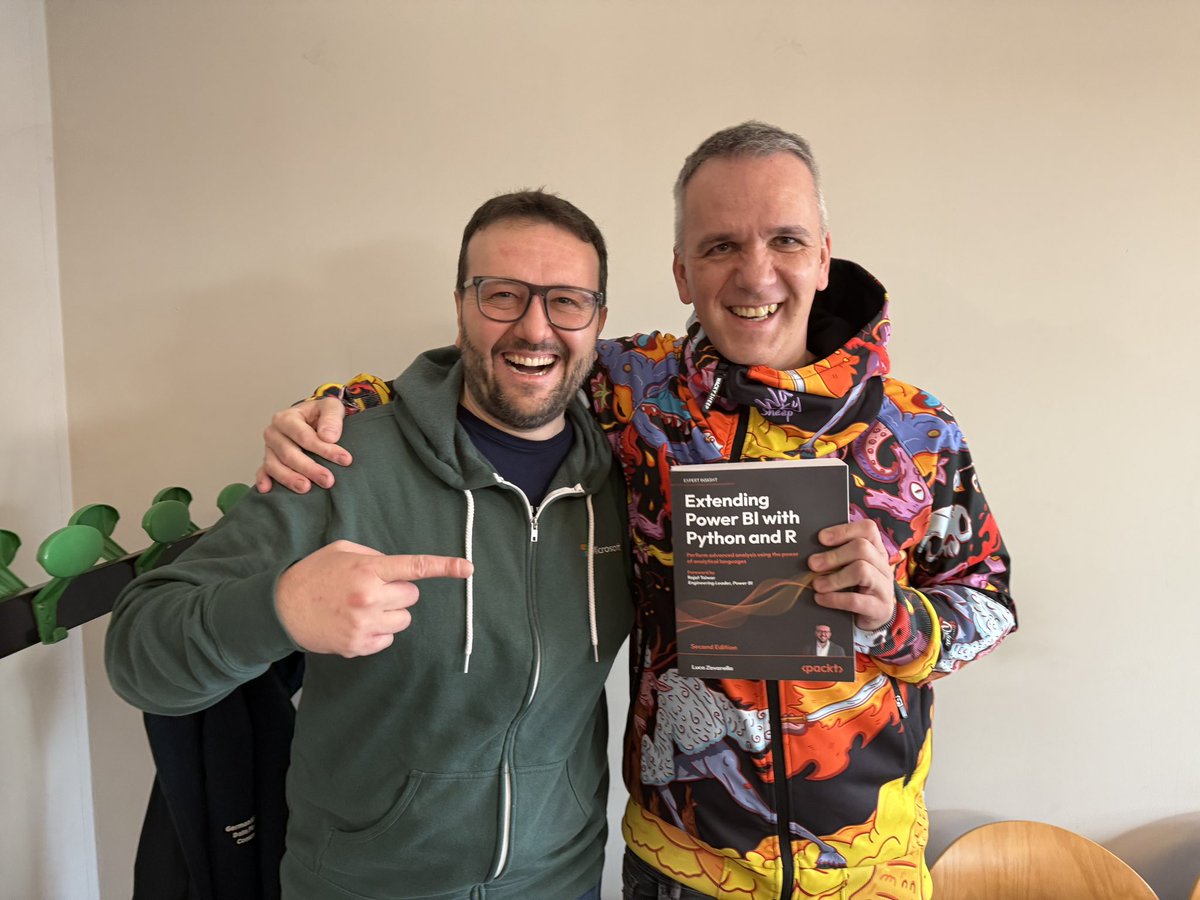tomaz_tsql's tweet image. @lucazav and his amazing book. Thank you my dear friend!
#datasat #Pordenone