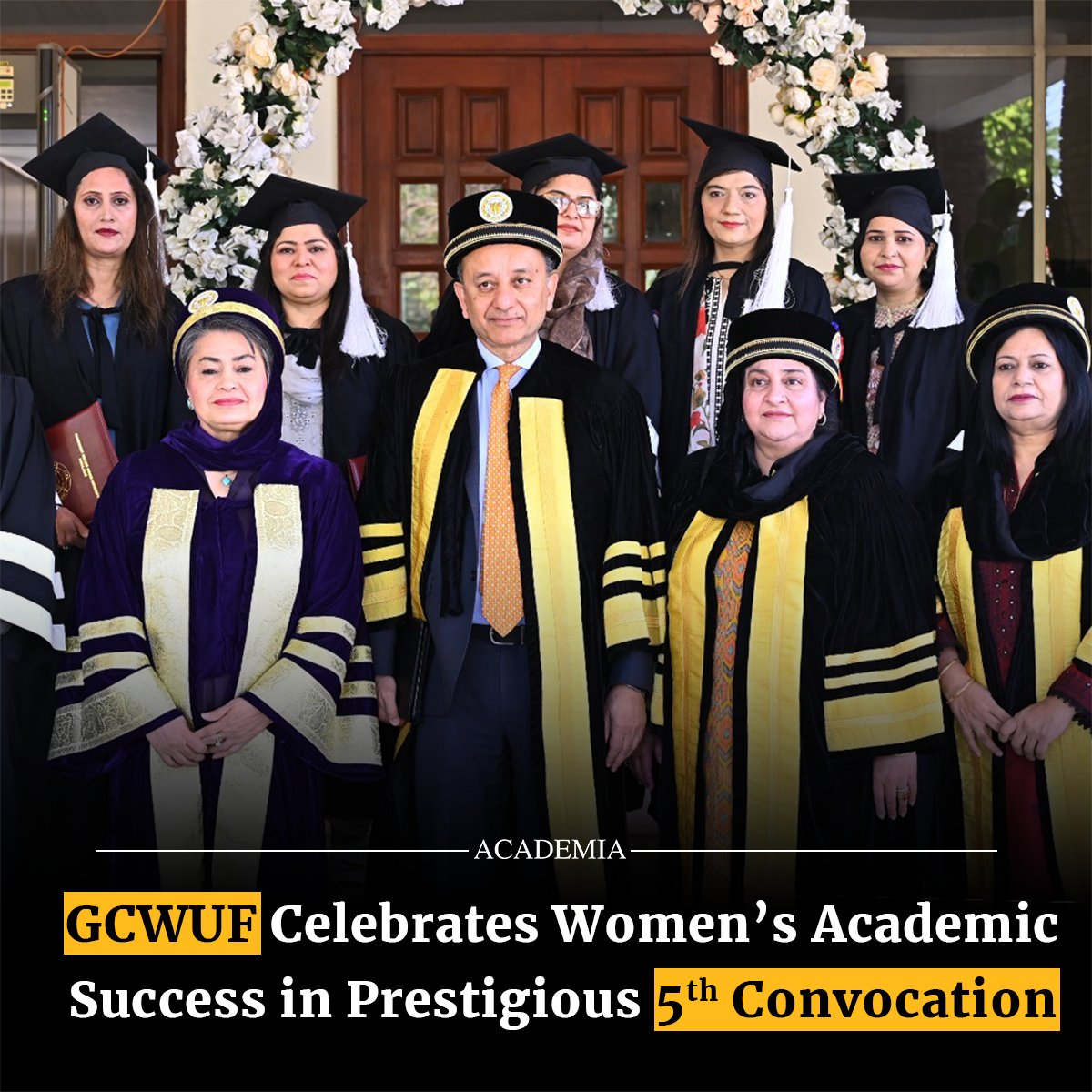Government College Women University Faisalabad <a href="/gcwufedupk/">GCWUF_OFFICIAL</a> celebrated its 5th convocation with great enthusiasm and prestige. The #event was graced by the Federal Minister for Water and Petroleum, Dr Musadik Malik, as the chief guest.
Addressing the gathering, <a href="/DrMusadikMalik/">Dr. Musadik Malik</a>