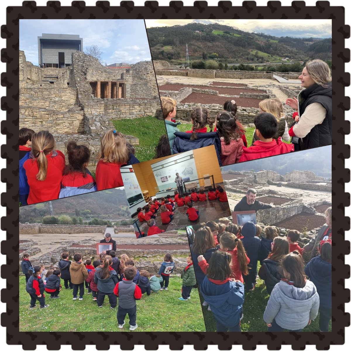 codemagijon's tweet photo. Nuestro alumnado de 3° de infantil @codemagijon ha visitado la Villa Romana de Veranes. Actividad integrada en su proyecto "Descubriendo Roma". Muy muy interesante 🤔🤔🧐 el legado romano 🏺📯⚖️ @museosarqueologijon https://t.co/9gFpkX0ngC