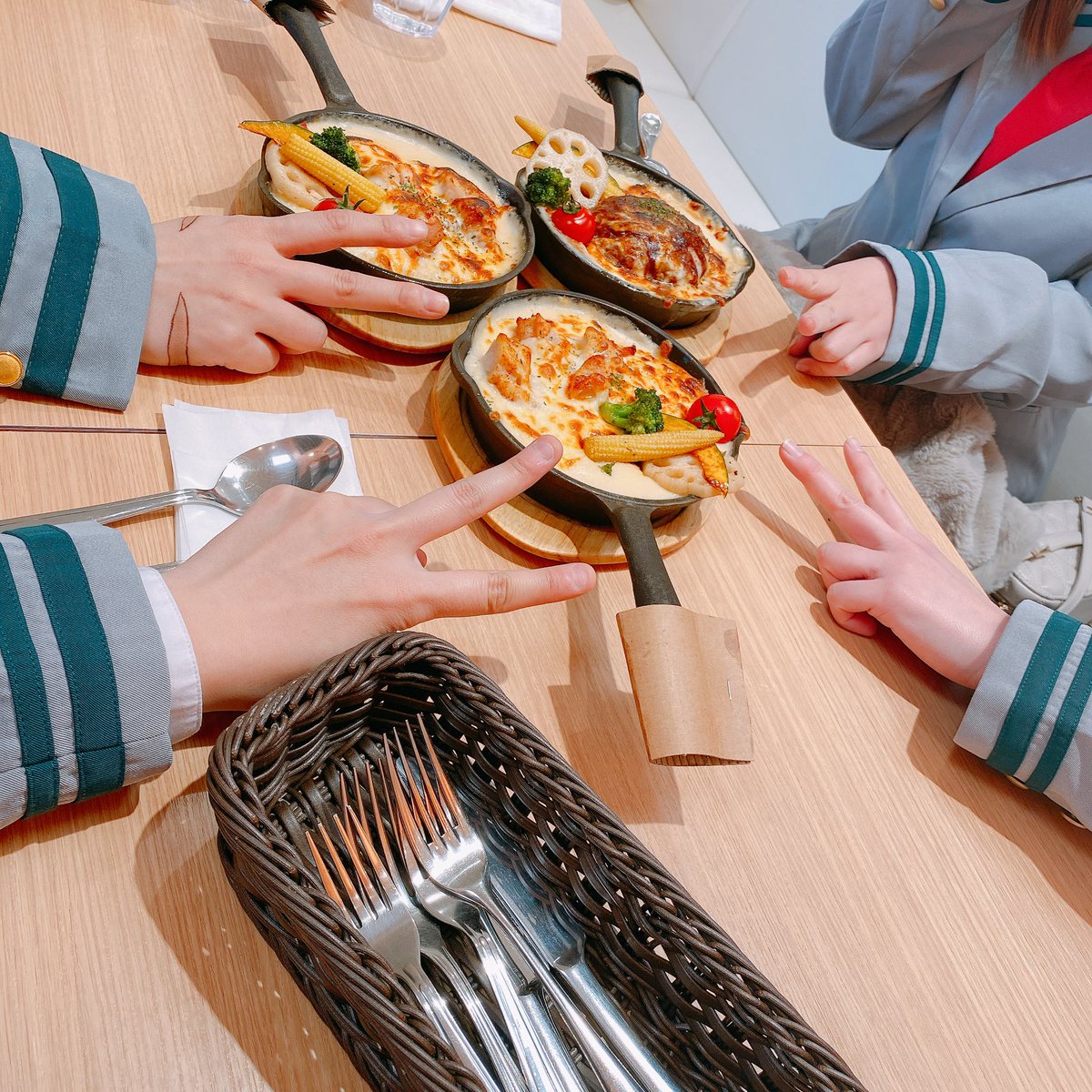 ラグコス来てる⚡︎
ごはーん！