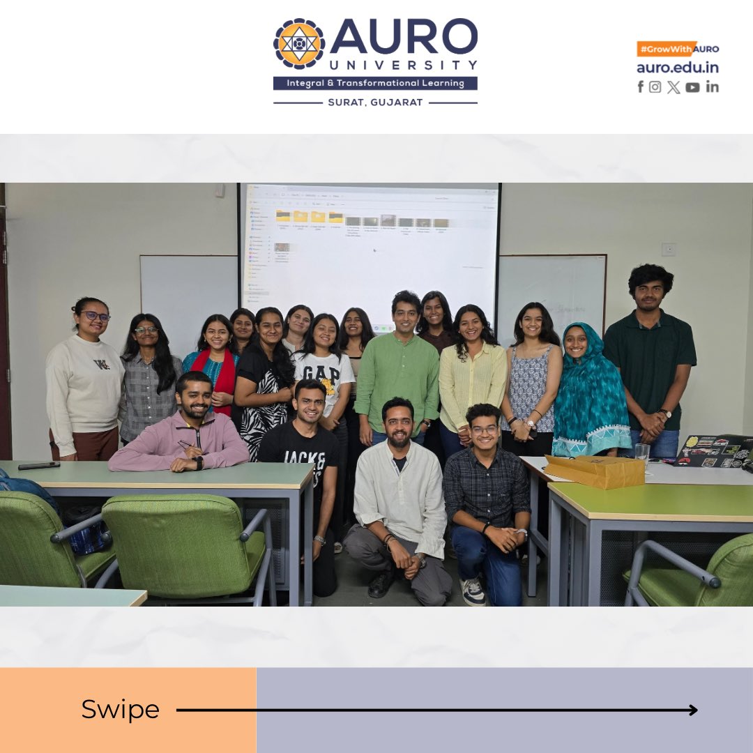 AURO University, Surat tweet media