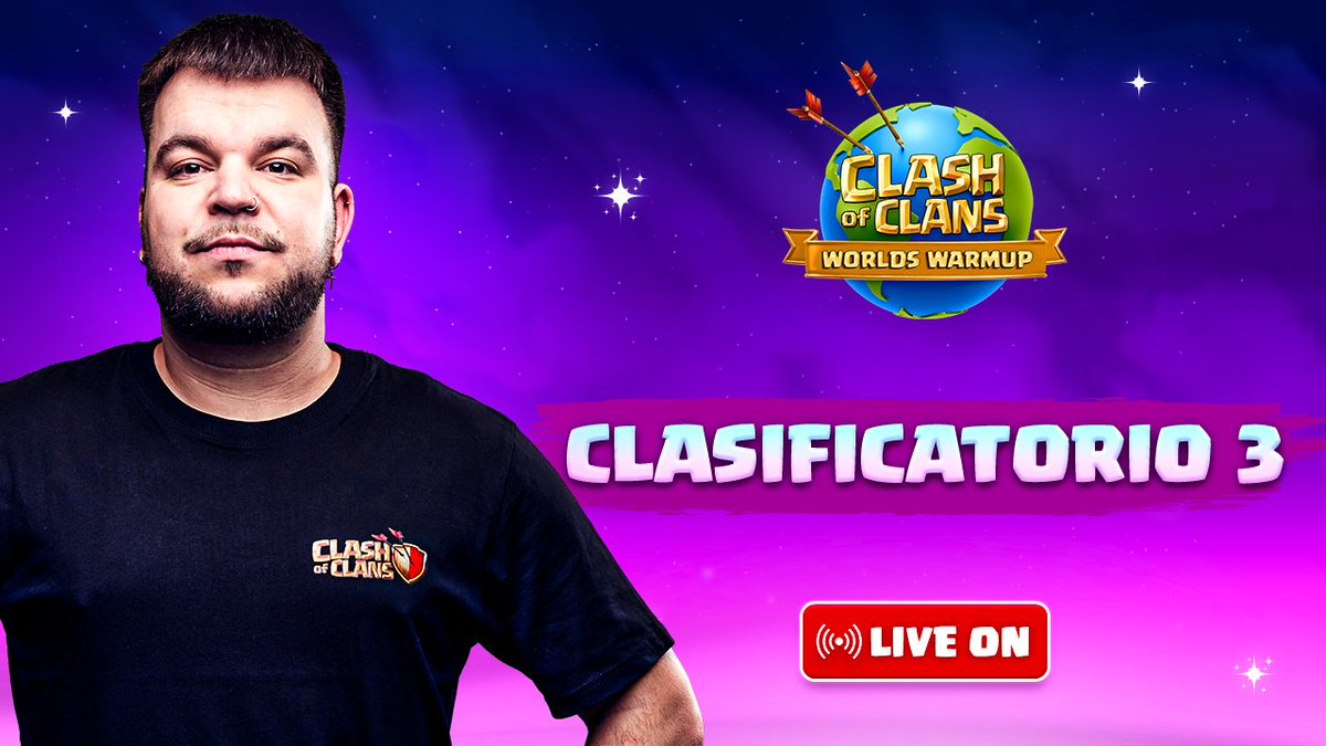 🟣 LIVEEEEEEEEEE!

Llegó el momento de conocer a los 3 siguientes clasificados! Dando, una vez más, todo el Clasificatorio al completo! 🤯

🏆 Worlds Warmup - Clasificatorio 3

✅ 8 Rondas consecutivas con CLB Esports, Syndicate Esports, Team Elektros y muchos más!

💰 30.000$ en