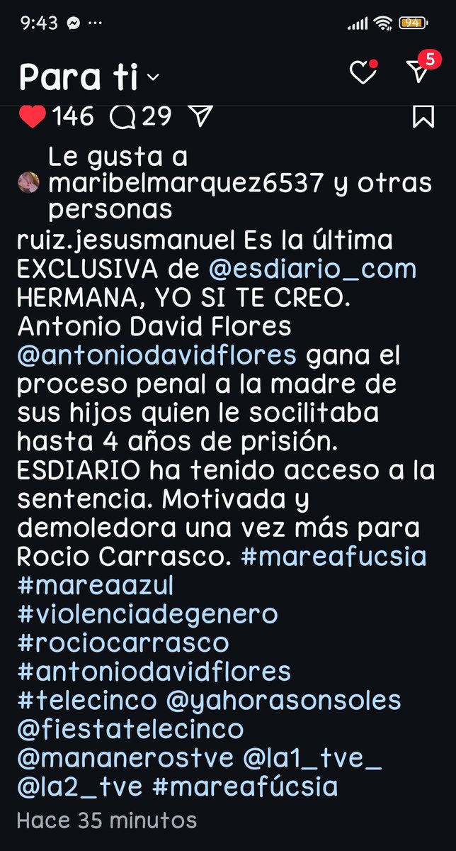 🪬Hacer daño es gratis pero el tiempo acaba Pasándote la factura.🪃
RC ESTAFADORA💶💰
#RCDelincuente🤑
#ADInocente💙
#YoMeRebelo22F💪⚖️
#YoMeRebelo23F 💧💦🌊