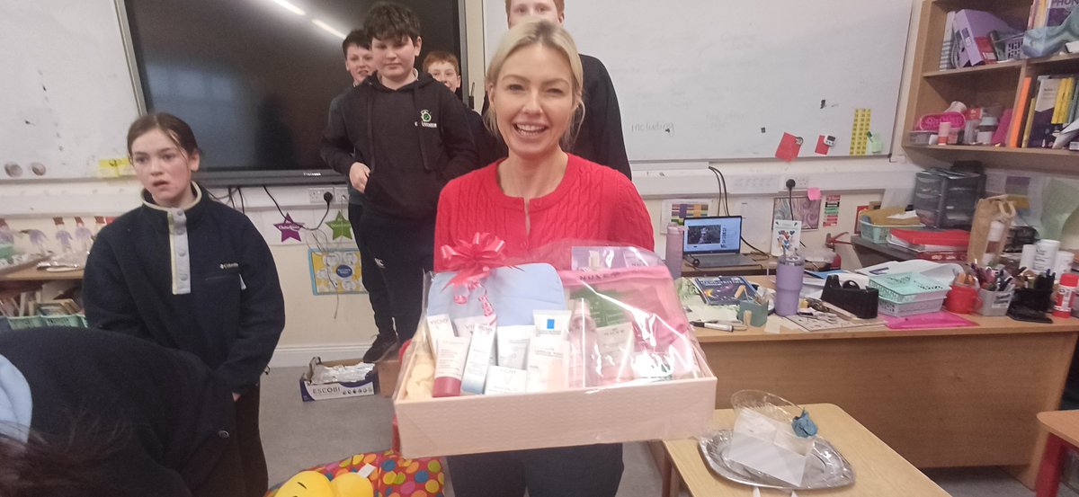 Seafieldns11's tweet photo. 🎉 There was great fun at the raffle today! 🎟️ In a lovely twist of fate, Ms. Annemarie Walsh won the very hamper she donated— and in an incredible act of kindness, she re-donated it again! ❤️ Huge thanks to everyone who took part and made it such a fantastic event! https://t.co/MOOsJpRGbG