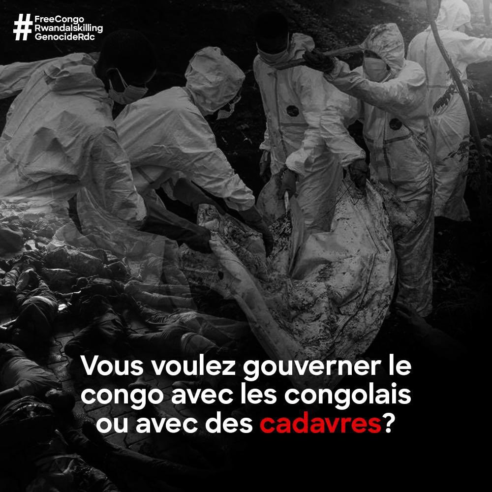 Imaginez un instant : chaque jour, des gens se réveillent à Goma et perdent un membre de leur famille ou un ami. Mais je vois des personnes soutenir Nanga, alors que ce sont eux qui occupent cette ville. La justice de Dieu existe.