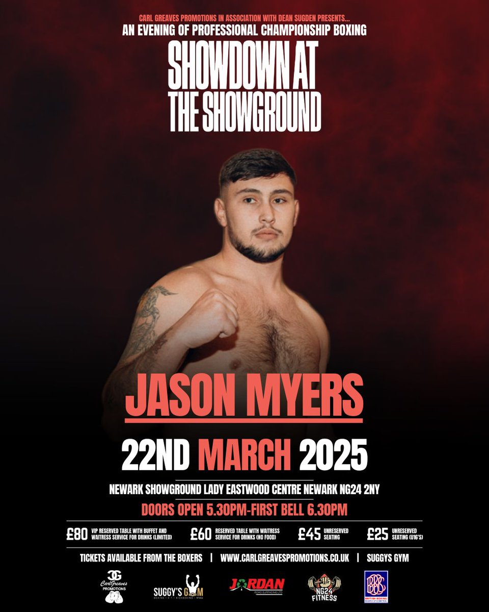 4 weeks tonight 22nd March 
Spiritual home <a href="/NewarkShowgrd/">Newark Showground</a> 
10 fight card 
Tickets available from the boxers or carlgreavespromotions.co.uk
