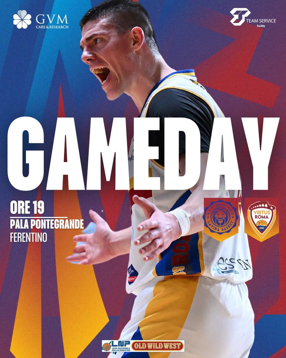 ✨ GAMEDAY ✨

⏰Ore 19, PalaPonteGrande - Ferentino
👉Preview del match:  virtusroma1960.it/News.asp?id=286  

#VirtusGvmRoma1960 ❤️💙💛