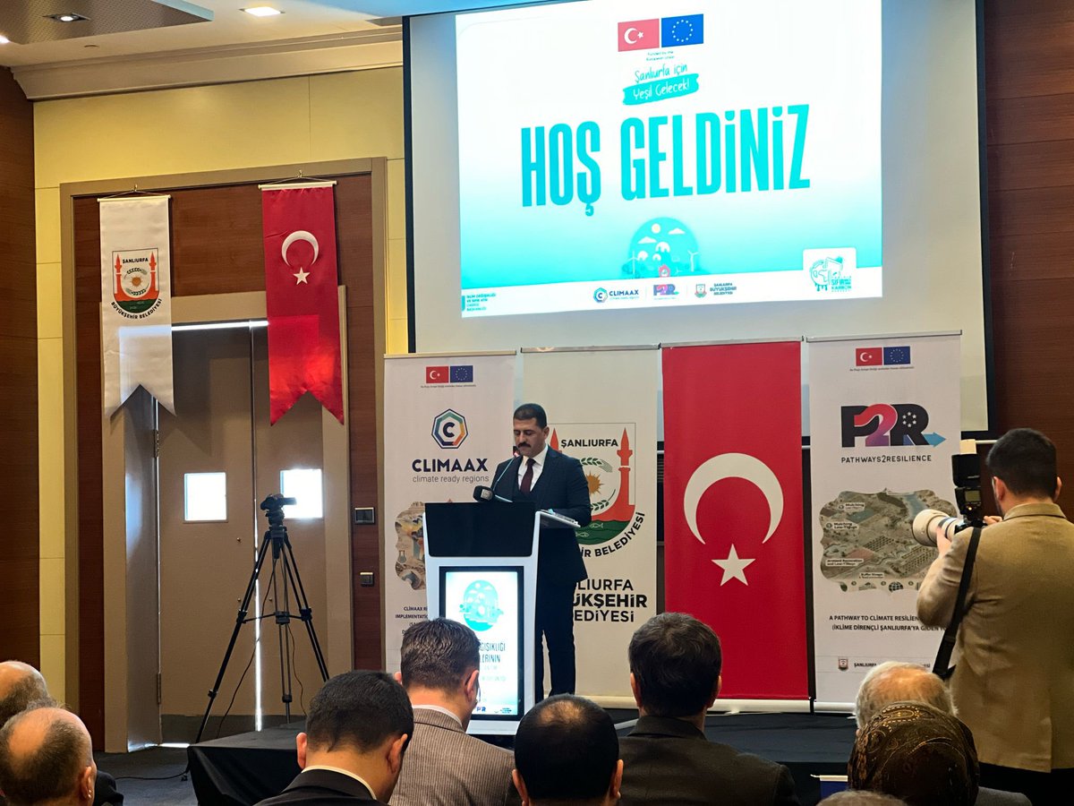sbbf285411's tweet photo. İklim Değişikliği İle Mücadele ve AB Hibeleri Lansman Toplantımızı Gerçekleştirdik. Şehrimize ve Kurumumuza Hayırlı Olsun. @sanliurfabld https://t.co/7kUDMJS3EC