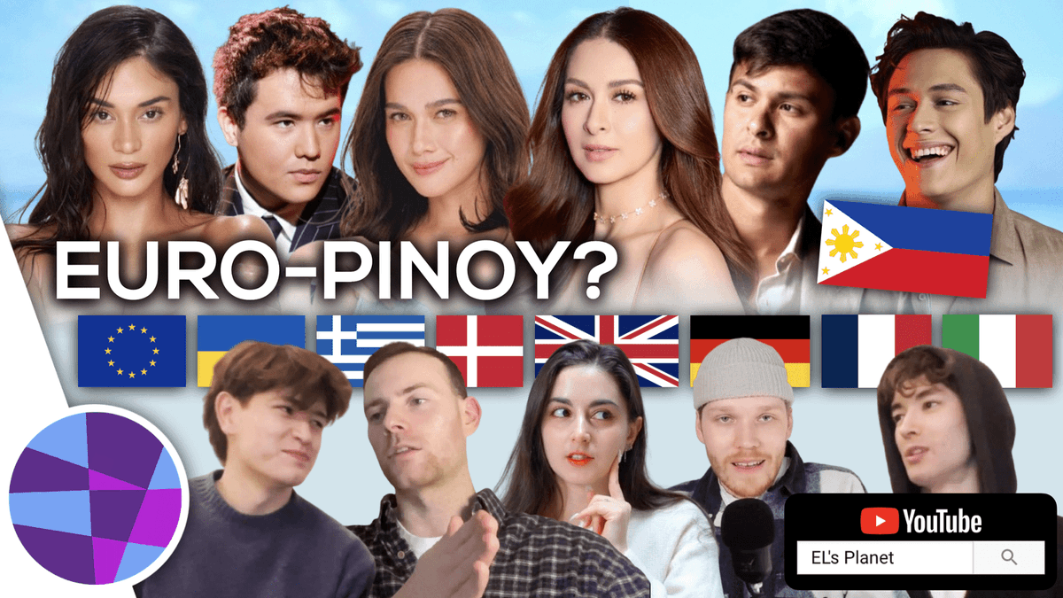 [OUT NOW at EL's Planet on YouTube] Can Europeans guess the #Filipino-#European mixes of #MarianRivera, #MatteoGuidicelli, #BeaAlonzo, #PiaWurtzbach &amp; more? 🇵🇭✨ Watch and find out!! 💜

Link youtu.be/SZkalFQrSow?si…

#YouTube #Philippines #Europeans