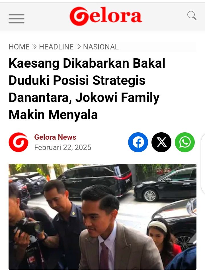 DANANTARA 
Dewan Pengawasnya Jokowi
Pejabat Strategisnya Kaesang
Bapak dan Anak akan "berkolaborasi" mengelola Uang Rakyat di Investasi DANANTARA.