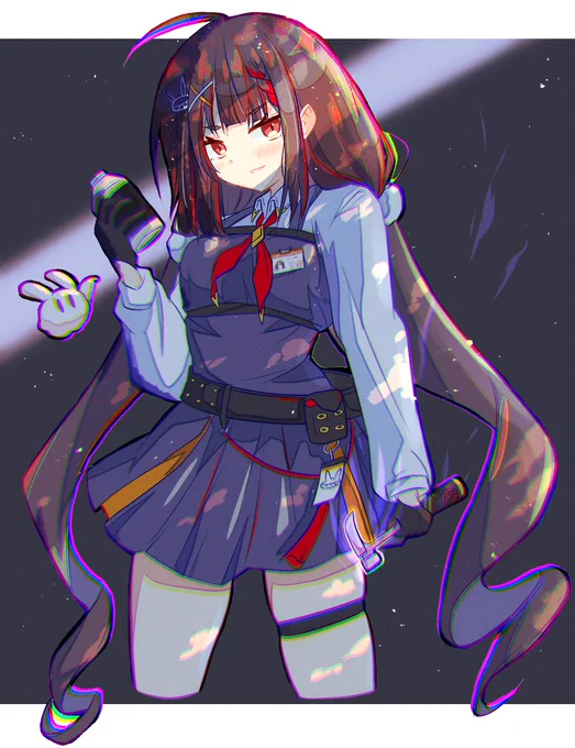 徹夜の祓魔、夜明けとDOUTOR BLACK.#やまだなのだ描いたのだ 