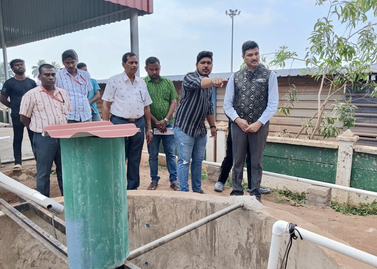 arvindpadhee's tweet photo. The sacred waste materials of Shree Jagannatha Temple like Mahaprasad wastage, flowers & tulasi offered to deities and vegetable wastage from Rosaghara will soon be treated for generation of compost and biogas. The plant, supported by @pgcilindia at MalatiPatpur, Puri is nearing completion.