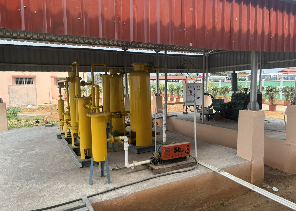 arvindpadhee's tweet photo. The sacred waste materials of Shree Jagannatha Temple like Mahaprasad wastage, flowers & tulasi offered to deities and vegetable wastage from Rosaghara will soon be treated for generation of compost and biogas. The plant, supported by @pgcilindia at MalatiPatpur, Puri is nearing completion.