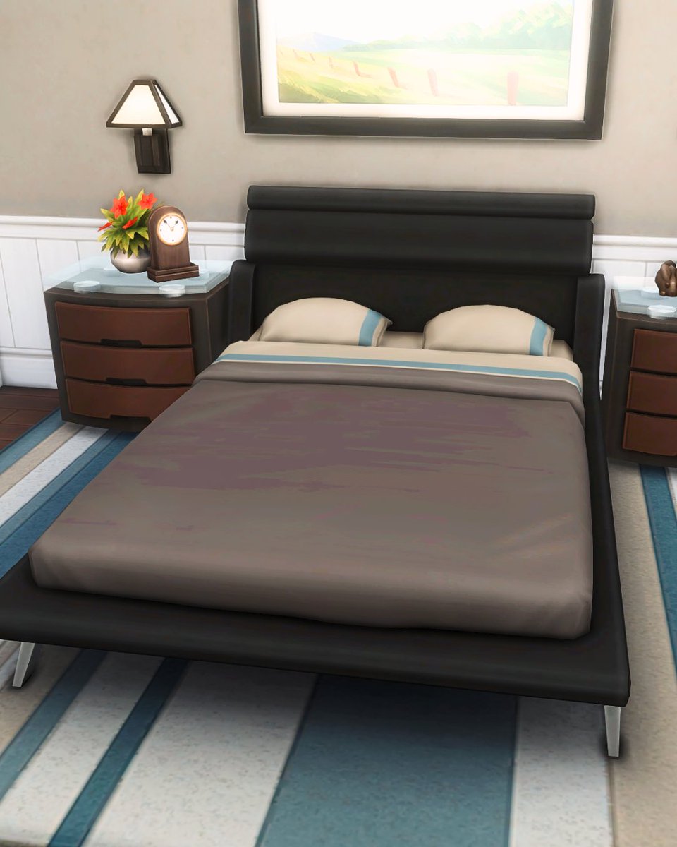 GravityGamingX's tweet photo. 8 Sim Base Game House || Second floor interior view

Details:
🌎 World: Willow Creek
📫 Lot: 40x30 Brook Bungalow
🏠 Floor plan: 6 bedrooms &amp; 5 bathrooms
💵 Price: 234.893

Gallery ID: gravitygaming

#TheSims4 #Sims4 #TheSims #Sims #ShowUsYourBuilds https://t.co/8WnYiigVfO