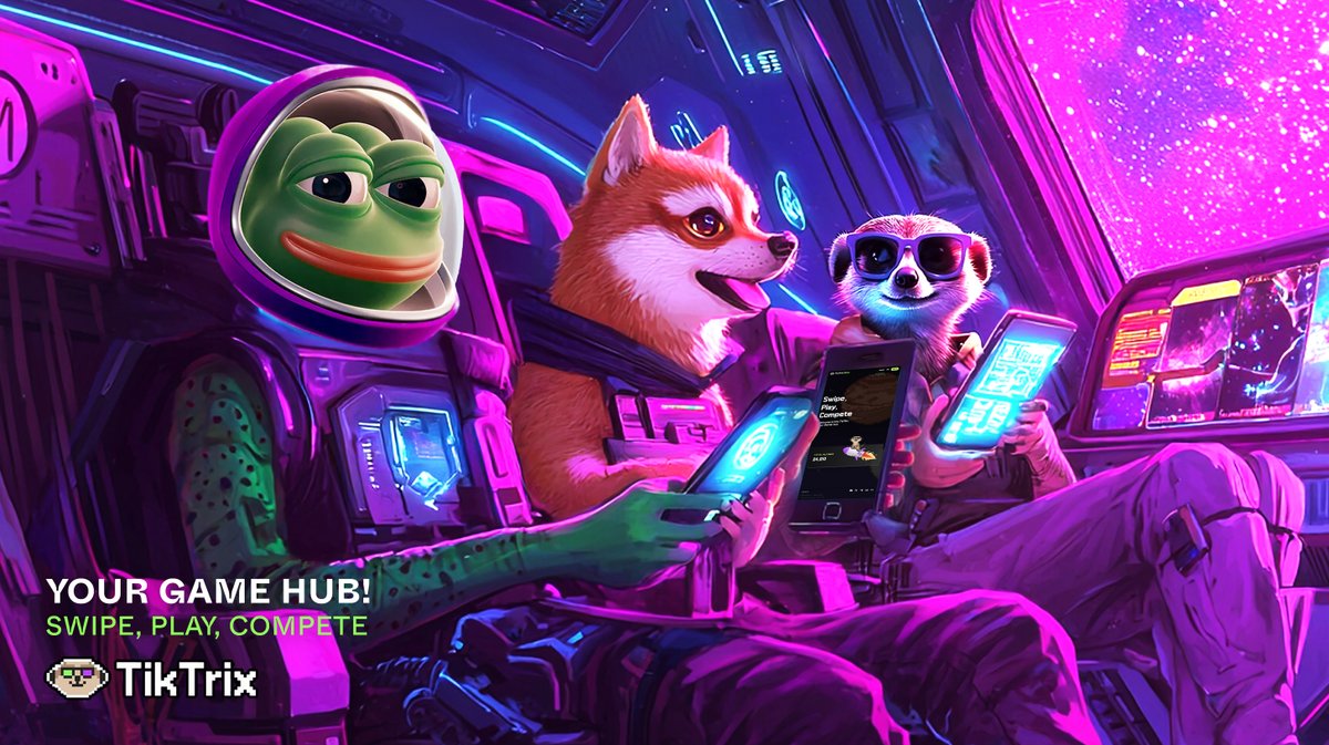 tiktrixgg's tweet image. 💡 How TikTrix is Changing Social Gaming
👾 Short-form + Casual Gaming + Web3 = TikTrix

#TikTrix #Gaming #SocialGaming #pepe #doge