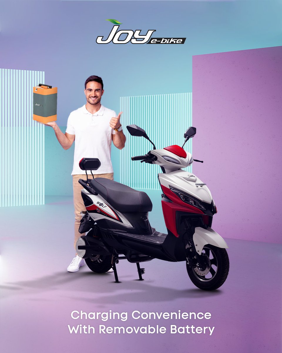 The electric convenience at your service!  Choose your favourite Joy e-bike model with a removable battery for easy charging at home or the office.
.
.
.
#joyebike 
joyebike| electric vehicle | electric bikes | long range electric bikes