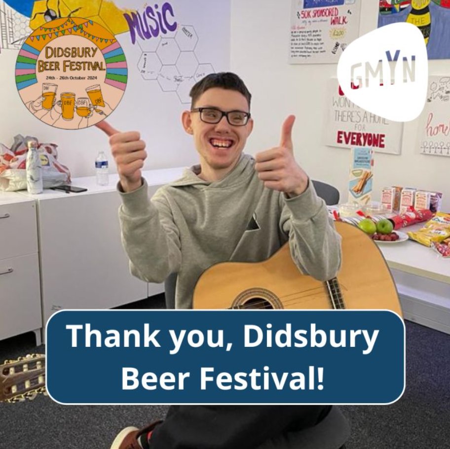 Didsbury Beer Festival (@dbf_beer) on Twitter photo "Weβd like to say a huge βcheersβ to Didsbury Beer Festival for choosing <a href="/gmyn/">GMYN #YoungPeopleCan</a> as a charity partner last year. They donated an incredible Β£5,100 to help young people across Greater Manchester. This became Β£10,100 as part of our Big Give Christmas Challenge in December!" "Weβd like to say a huge βcheersβ to Didsbury Beer Festival for choosing <a href="/gmyn/">GMYN #YoungPeopleCan</a> as a charity partner last year. They donated an incredible Β£5,100 to help young people across Greater Manchester. This became Β£10,100 as part of our Big Give Christmas Challenge in December!"
