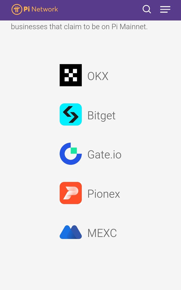 PiNewsMedia's tweet image. 🚨JUST IN: Currently, the CEXs that support $PI/USDT transactions in the Pi ecosystem include @okx, @bitgetglobal, @gate_io, @PionexUS, and @MEXC_Official.

Hereby remind more than 60M pioneers around the world to go to @PiCoreTeam's verified KYB enterprise to trade $PI. Safety…