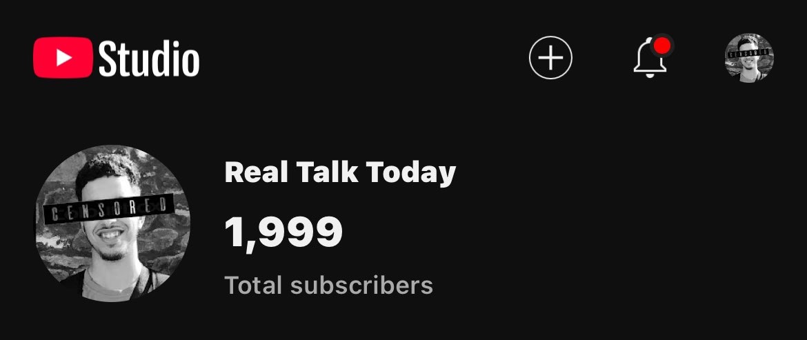 WOW! Only one sub away from 2000!

Help me get to 2000, on our way to becoming the REAL media.

Subscribe here: youtube.com/channel/UCaeIj…