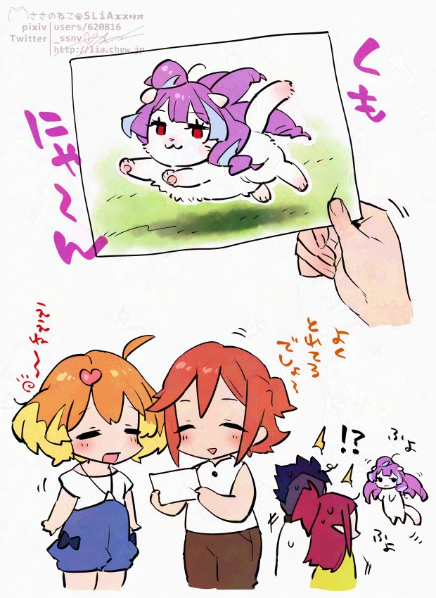 ねこの日だから猫の日っぽいクモカナミラとクモカナとフライングクモにゃんを再掲しとくね😽 