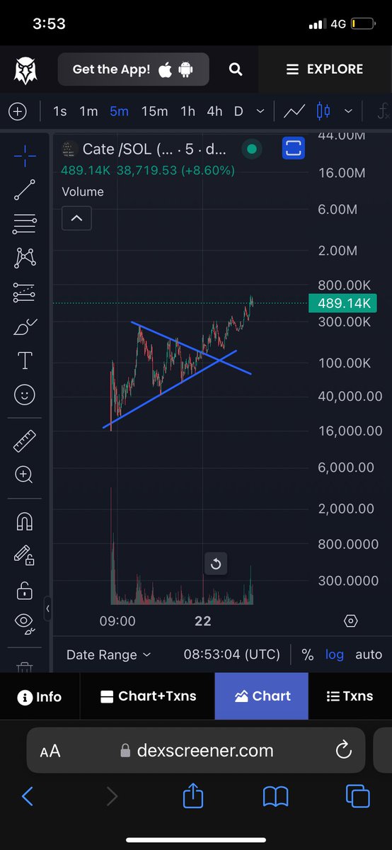 lovefrom_aria's tweet photo. So much higher 🚀 for $cate - alpha play , will follow $doge, thank you #grok3 https://t.co/mfymFZD4O4