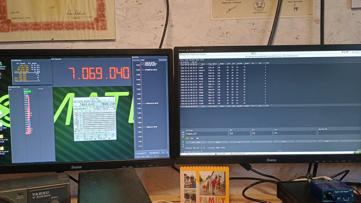CDF SSB avec Not1MM en test . 73's