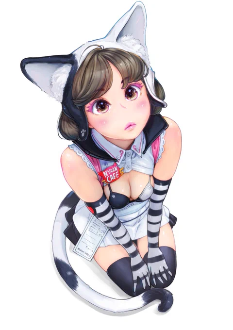 早くメニューを決めるにゃん 