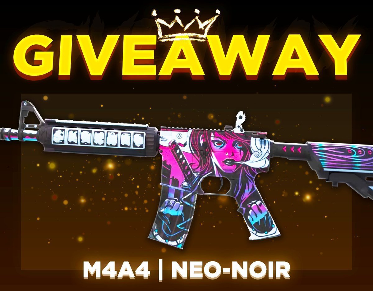 💸 M4A4 | Neo-Noir [$40] 💸
💎 CSGO/CS2 Skin Giveaway 💎

⏩ Follow <a href="/RewardifyGG/">Rewardify.gg 🎉</a>
🔁 Retweet
⬇️ Like + Subscribe ⬇️
youtube.com/watch?v=mCQkfR…
❗️ Watch the entire video to the end ❗️

🔜 Winner will be picked in a few days! GL!