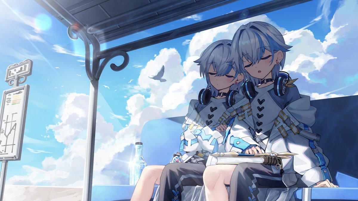 merc_storia's tweet photo. チャチャです！
完結を記念して、運営さんからイラストをお預かりしていますので、ご紹介します、です！

うたた寝しているアニムスさんとアニマさん、とっても気持ちよさそうですが、どんな夢を見ているのでしょうか…(✿ ˘ ᴗ ˘*)

#メルスト https://t.co/GNsEEmw2ze