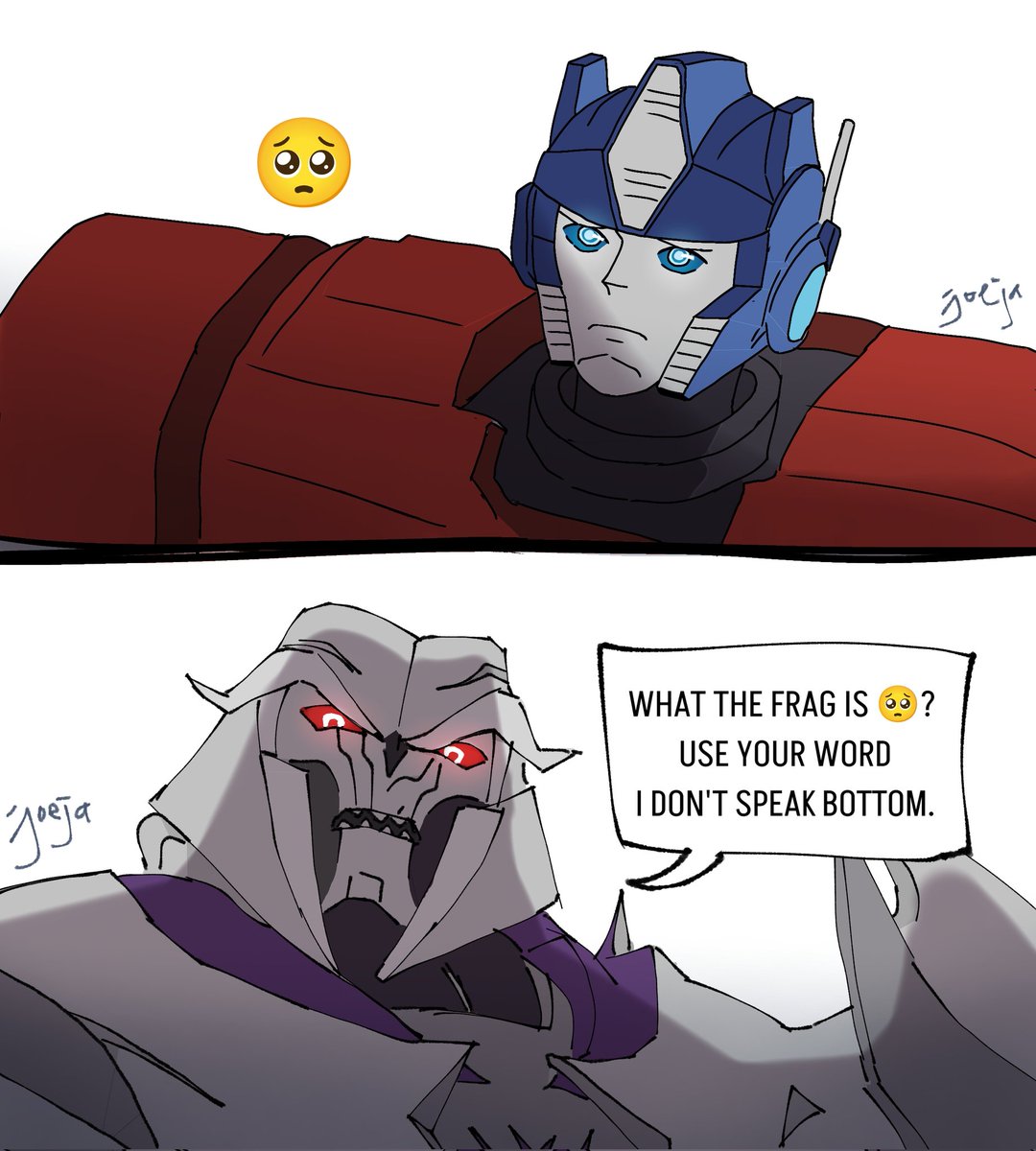 sentaurinasai's tweet photo. Megatron chill #megop https://t.co/1Ims7zGZcS