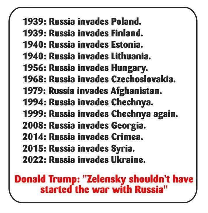 None of us should have started the war with Russia