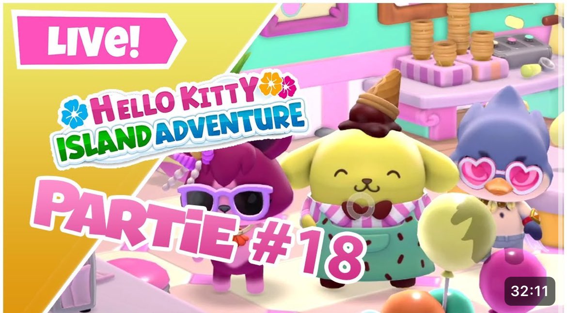 ✨ Nouvelle vidéo en ligne ! ✨

Plongez dans l’univers adorable de Hello Kitty Island Adventure 🏝️🌸 ! Découvrez des quêtes, personnalisation et moments trop mignons avec Hello Kitty et ses amis. 😻🎮

📺 Regardez ici: youtu.be/gzNPH75RuwE