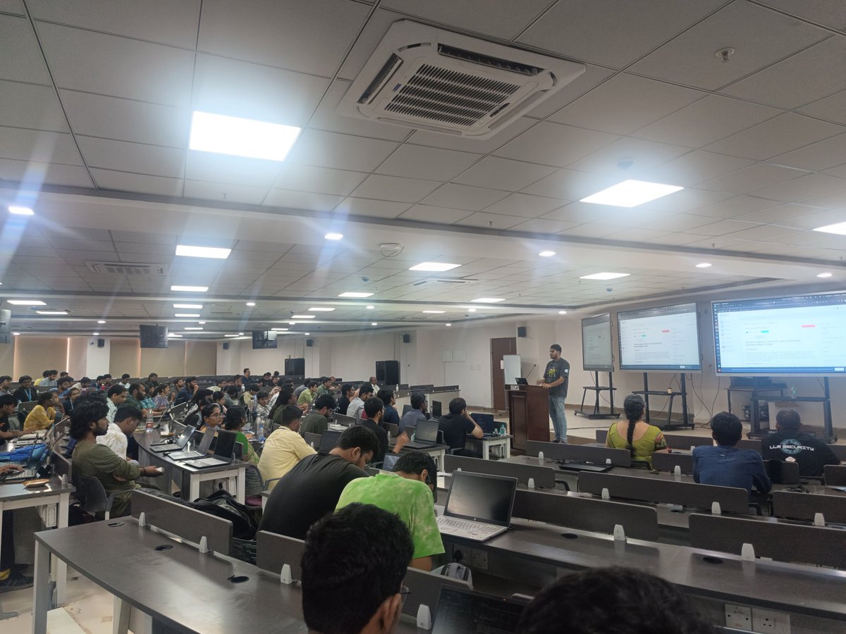 nullvja's tweet photo. 🚀 Live Now: Geet Hirawat’s Session!🔥

Diving into Securing the AI Assembly Line: MLOps Edition, exploring best practices for cloud security, DevSecOps, and AI resilience.

Stay tuned for expert insights! 🚀

#MLOps #CloudSecurity #AI #CyberSecurity #LLMSecurity #NullCommunity https://t.co/QsHZXdtgem
