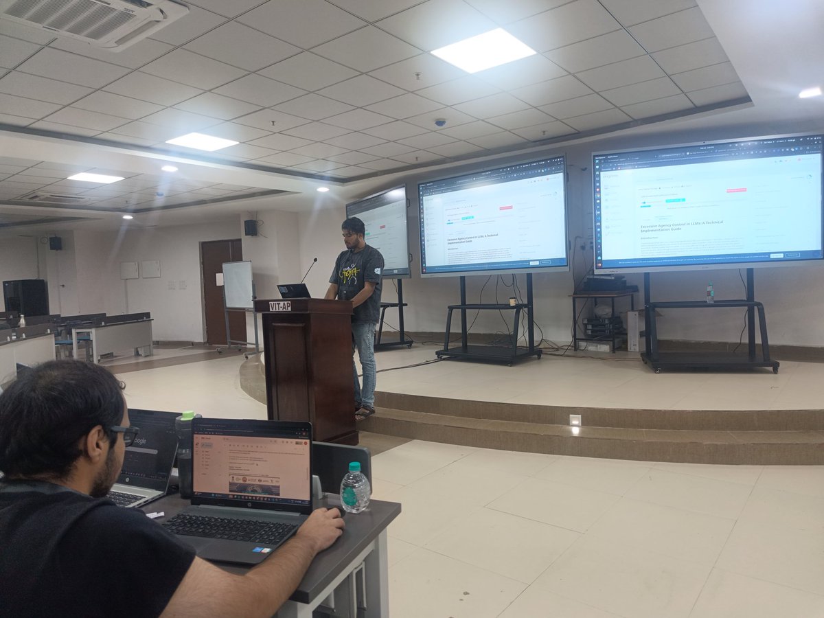 nullvja's tweet photo. 🚀 Live Now: Geet Hirawat’s Session!🔥

Diving into Securing the AI Assembly Line: MLOps Edition, exploring best practices for cloud security, DevSecOps, and AI resilience.

Stay tuned for expert insights! 🚀

#MLOps #CloudSecurity #AI #CyberSecurity #LLMSecurity #NullCommunity https://t.co/QsHZXdtgem