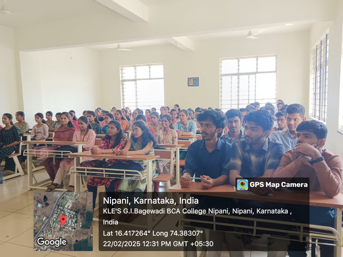 KLE_bca_nipani's tweet image. C in Association with KLE Society’s G I Bagewadi BCA College Organised an Expert Talk on”Process Of Innovation Development and Technology Readiness Level ”on 22nd  February 2025 at KLE Society G I Bagewadi BCA College Nipani…
#icc #innovationprocess #klebcanipani#klesociety1916