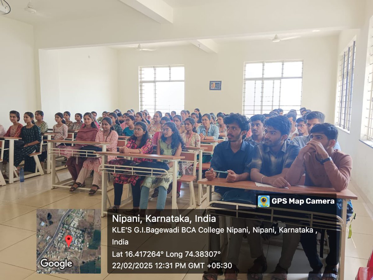 KLE_bca_nipani's tweet image. C in Association with KLE Society’s G I Bagewadi BCA College Organised an Expert Talk on”Process Of Innovation Development and Technology Readiness Level ”on 22nd  February 2025 at KLE Society G I Bagewadi BCA College Nipani…
#icc #innovationprocess #klebcanipani#klesociety1916