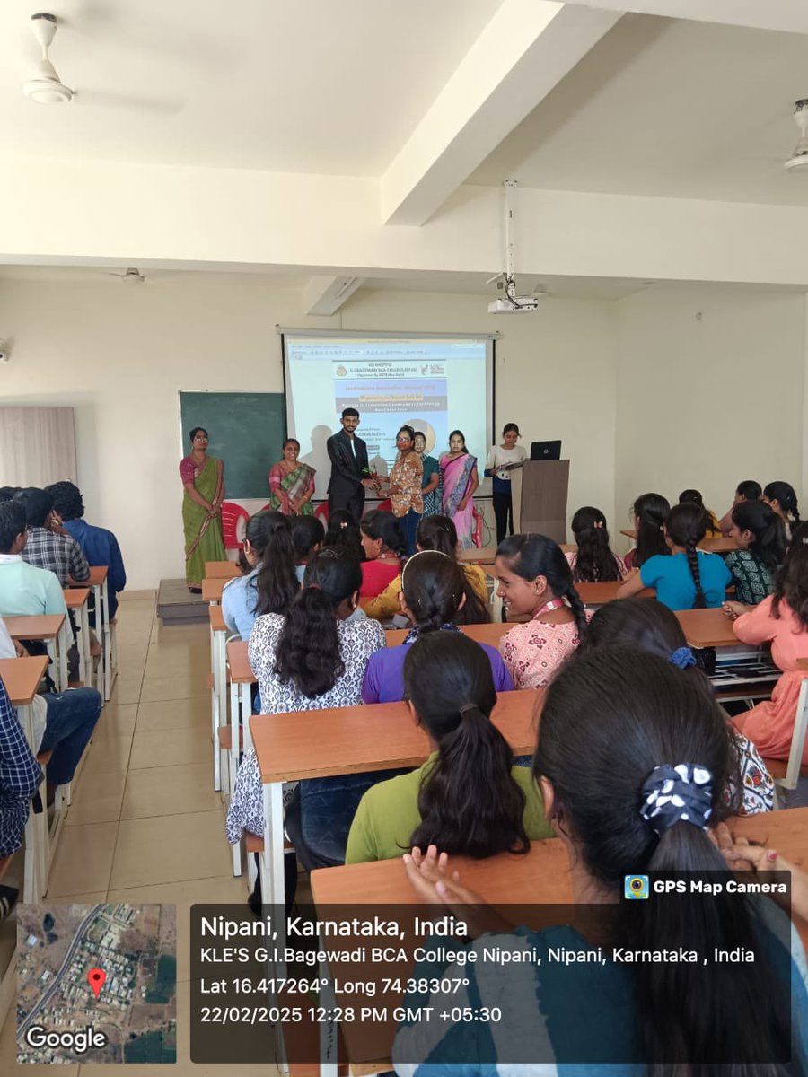 KLE_bca_nipani's tweet image. C in Association with KLE Society’s G I Bagewadi BCA College Organised an Expert Talk on”Process Of Innovation Development and Technology Readiness Level ”on 22nd  February 2025 at KLE Society G I Bagewadi BCA College Nipani…
#icc #innovationprocess #klebcanipani#klesociety1916