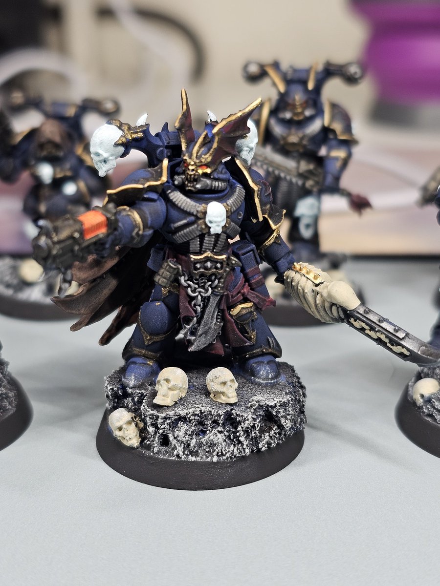 Finally finished my Nemesis Claw Kill Team. Never painting anything chaos again lol #warhammer40k #killteam