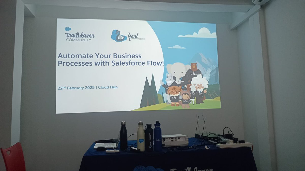 Raguljaan's tweet image. Happening Now - Automate Your Business Processes with Salesforce Flow
Today I&apos;m Excited to be a part of the Salesforce Flow , conducted by the YSFO !
Salesforce
Yarl Salesforce Ohana
#Salesforce
#SalesforceSaturday
#Journey2Salesforce
#Flow