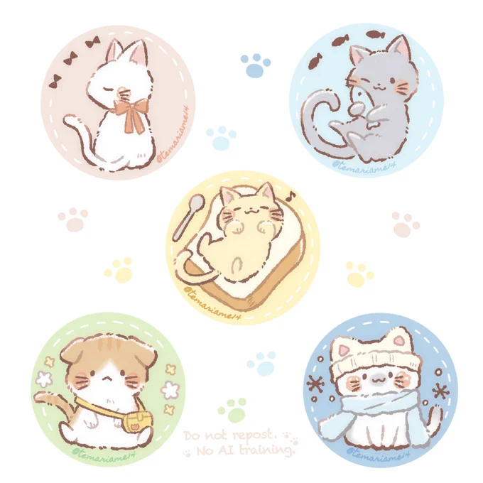 今年も猫ちゃんつめつめなフリーアイコンを描かせていただきました🐾🤍
個人利用の範囲でお好きな子を使っていただけたら嬉しいです✨

※2次配布、加工、自作発言、商用利用、AI学習等禁止×
※IDは消さないでください

 #猫の日  
 #フリーアイコン 