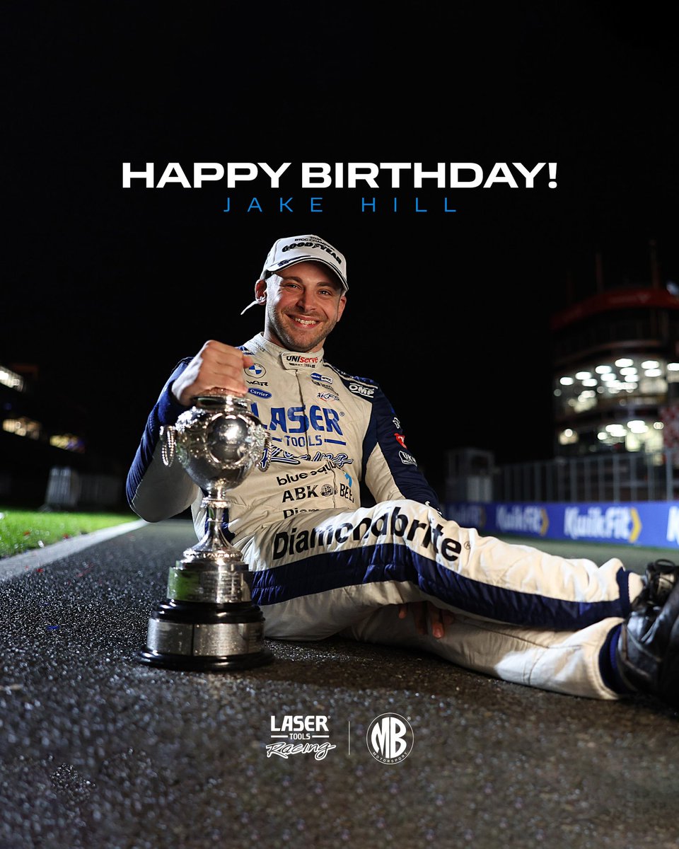 MBMotorsport_'s tweet photo. Happy Birthday Champ 🥳 @JakeHillDriver 

#WeAreLaserToolsRacing #MBMotorsport #BTCC https://t.co/f7SMeeNkrS