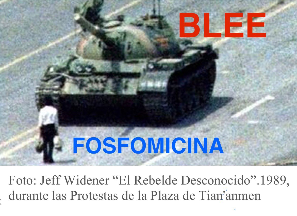 A veces para combatir a los “tanques”🧫 no necesitas de más “tanques”📸👇🏻
En guía <a href="/ESCMID/">ESCMID</a> 🇪🇺GRAM Neg RESISTENTES #FOSFOMICINA es útil para enfrentarse a #BLEE en #ITUcomplicada🌀🚽(no evidencia a favor ni en contra para #carbapenemasas)
Guía ESCMID G➖🔗🆓 clinicalmicrobiologyandinfection.com/article/S1198-…