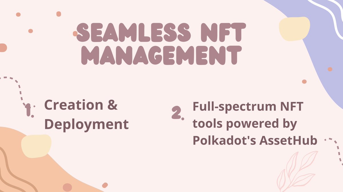 easya_app's tweet image. 🏅 MozaicDot lets users create, buy and sell NFTs on Polkadot.
 
It uses Polkadot's native AssetHub so people can seamlessly manage their digital assets across chains without needing to bridge 🎨
Massive thanks to @nftmozaic for making the process so simple and seamless!