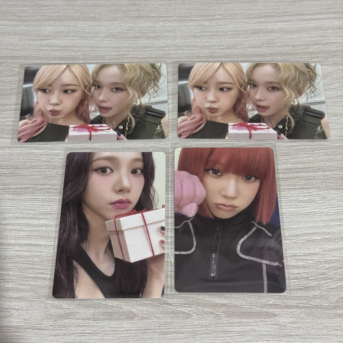 najaembunn's tweet image. —— wts // want to sell 

⌗ pc tc aespa pink christmas karina winter giselle winter unit

⤷ price 50k/ea exc adm &amp;amp; pack (splitpay only) 
⤷ all in goodcondition (condi by dm)
⤷ jogja, ina

tags. wts wtb pc aab karina winter giselle ningning aespa trading card pink christmas