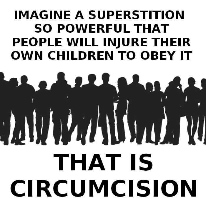 ToujoursJacques's tweet image. Well said, Madame Parker. It's a vile cultural relic with no true medical purpose.
#consent #BodilyAutonomy #i2