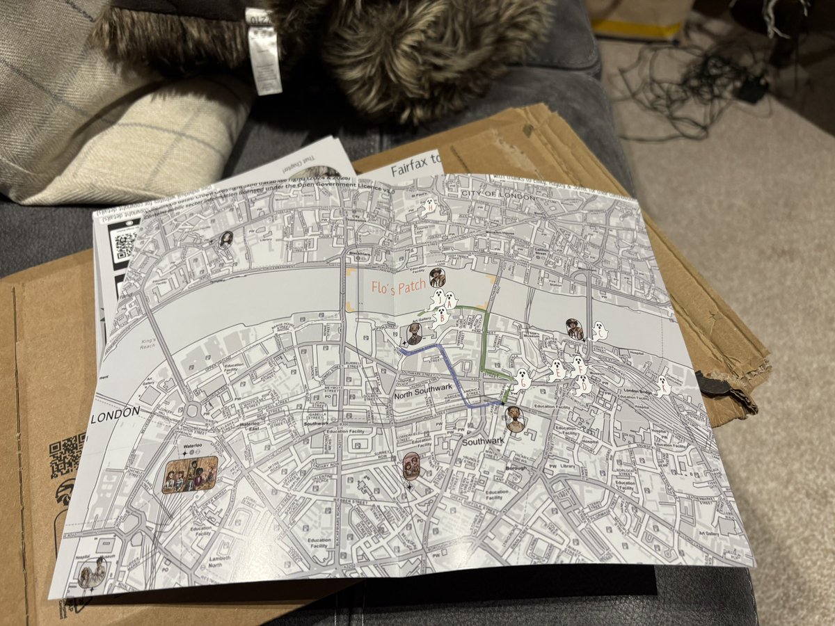 GeorgesGazette's tweet photo. A quick shout out to the whole GG team now that many (not all) of the cats are out of the bag. The tour souvenirs were maps detailing the routes and sight. I’ll post specific credits next week. 1/2
#LockNationMeet3
#SaveLockwoodandCo https://t.co/3QHWhdunL9