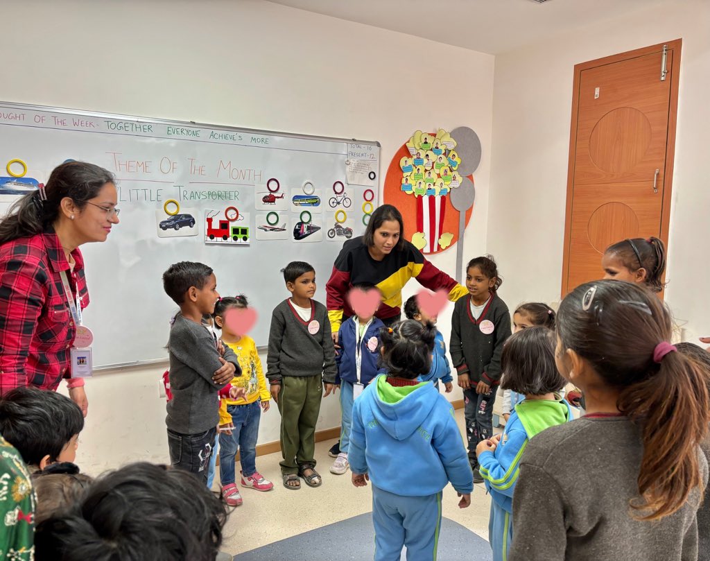 challengersgut's tweet image. Students from Pathshala had a wonderful opportunity to visit
The Learning Space School, where they engaged in various educational activities. They played #games, #interacted with the school’s students, and #shared_meals, fostering a sense of unity and mutual respect.