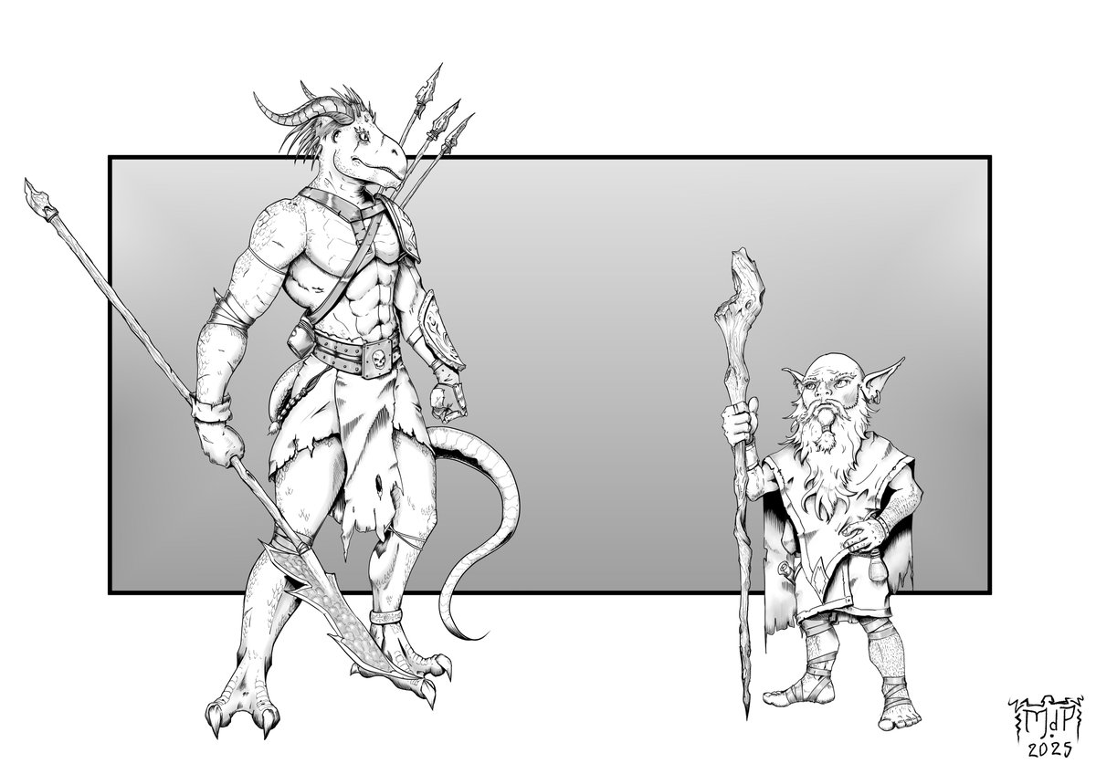 kill_box83's tweet image. Just completed a piece for @jonathanle13 of his DnD campaign characters!

#dndart #digitalartwork